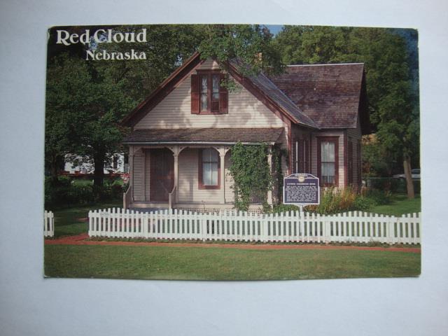 Railfans2 791) Red Cloud Nebraska, Willa Carter\'s Childhood Home From 1884-1890
