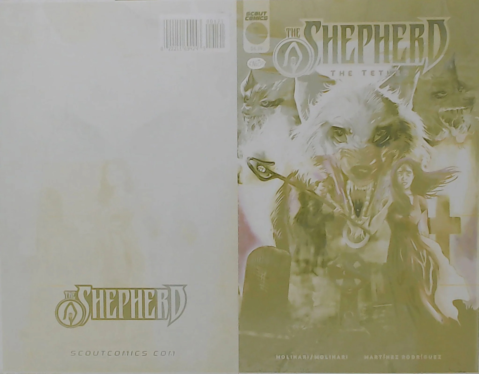 Shepherd: The Tether #1 - 1:10 Retailer Incentive - Cover - Yellow - SIGNED - Co