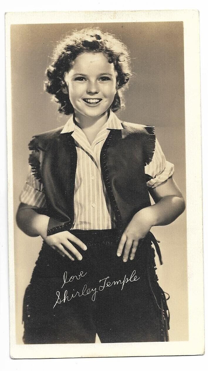 Shirley Temple Original Vintage Post Card 1939 \