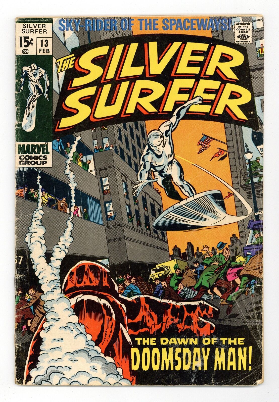 Silver Surfer #13 GD- 1.8 1970