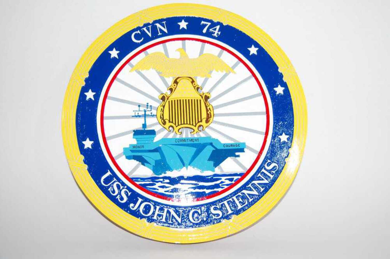 USS John C. Stennis (CVN-74) Plaque