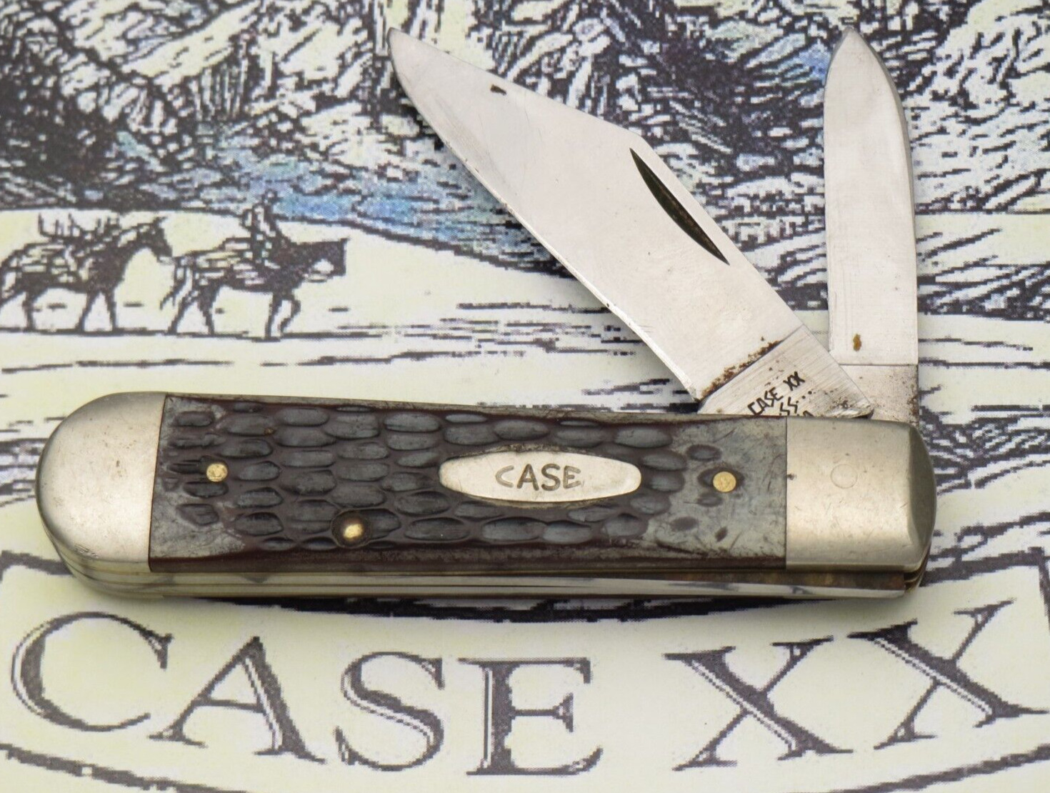 Case XX USA 8 Dot 1982 6235 1/2 SS Jack  Knife - Delrin - Great Carry Knife