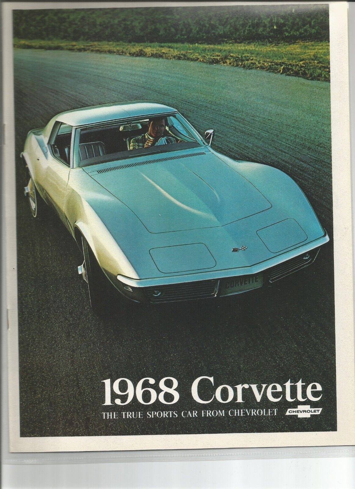 Original 1968 Chevrolet Corvette dealer sales brochure, catalog