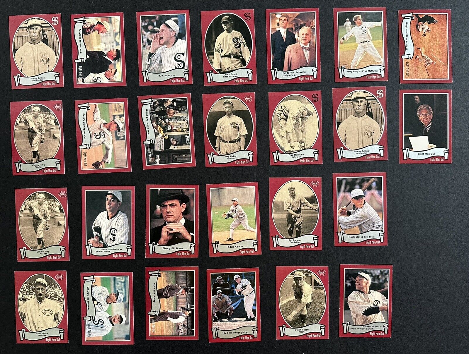 1988 Pacific EIGHT MEN OUT  26 Card Lot  NICE CARDS 