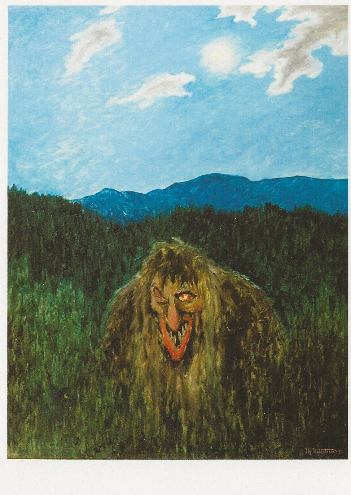 Postcard Theodor Kittelsen \