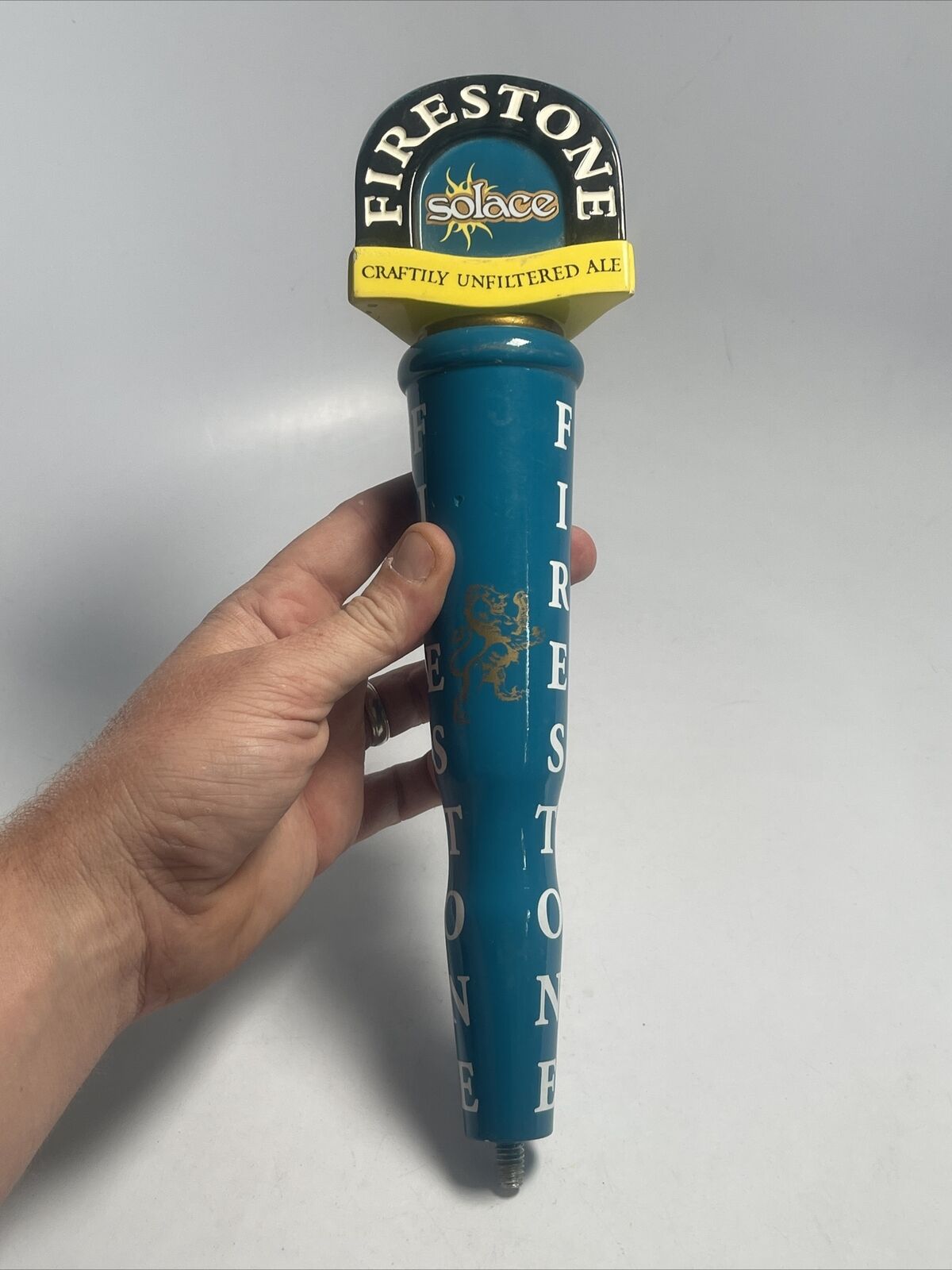 Firestone Walker Brewing Beer SOLACE Crafted Unfiltered Ale Tap Handle 12in