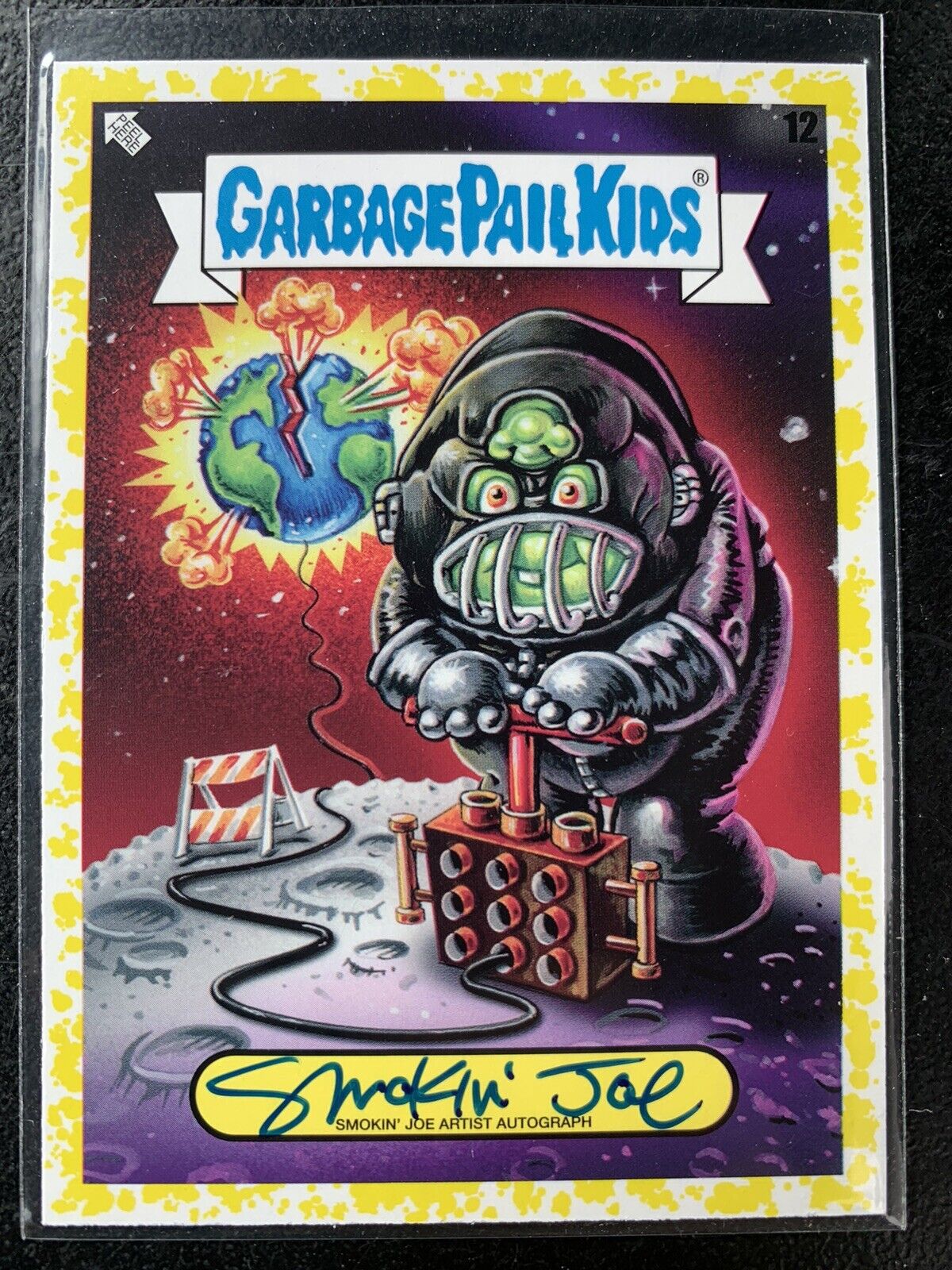2023 Garbage Pail Kids Intergoolactic Mayhem #12 Auto By Smokin Joe 19/50