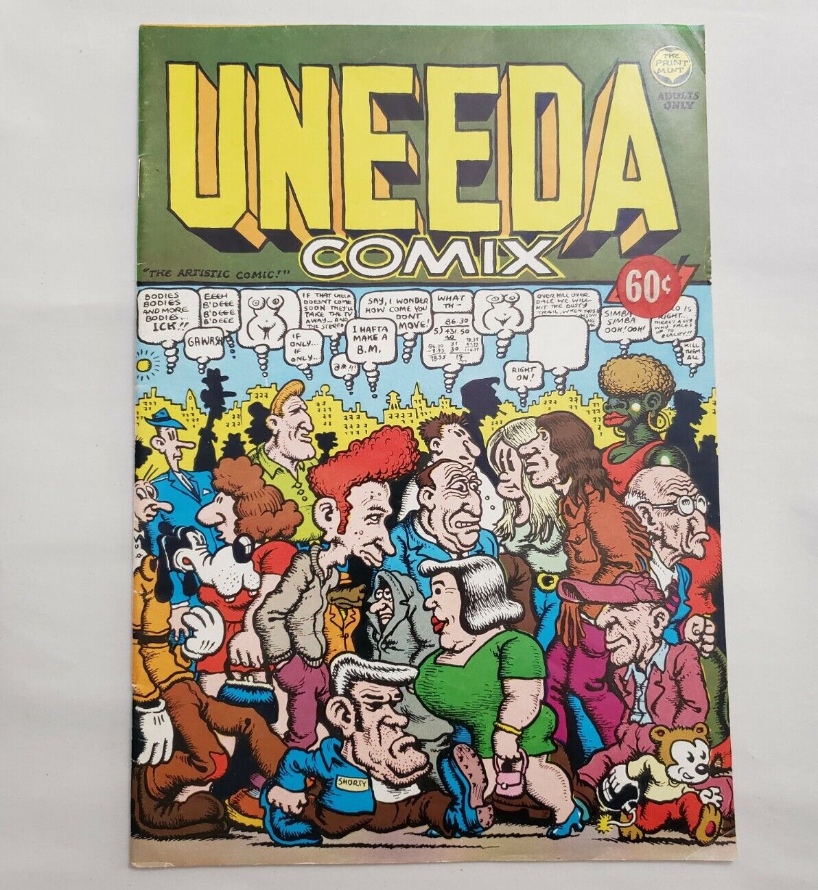 Uneeda Comix The Print Mint 1970 Underground Comic Vintage Robert Crumb 