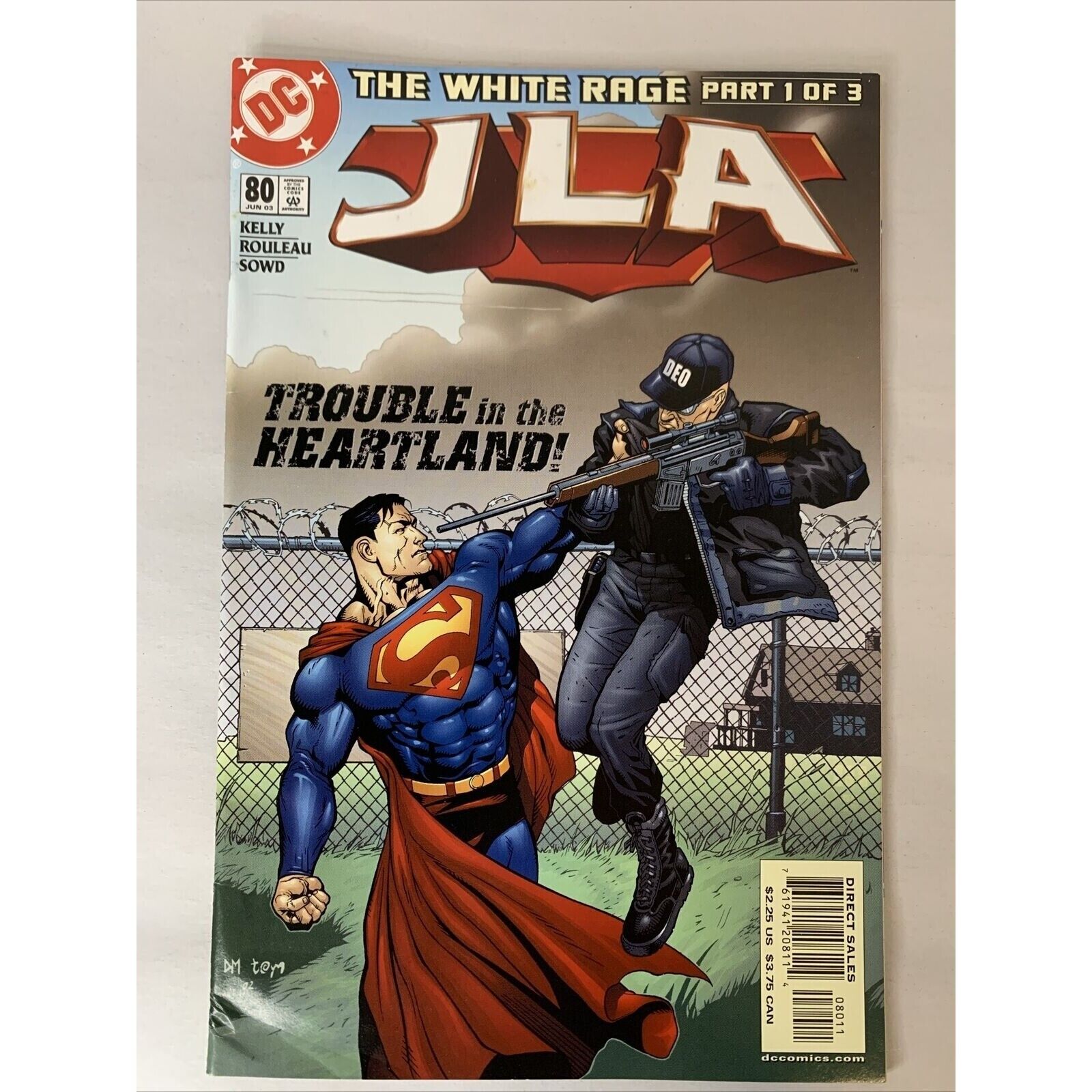 JLA #80 June 2003 DC COMICS Trouble in the Heartland NM