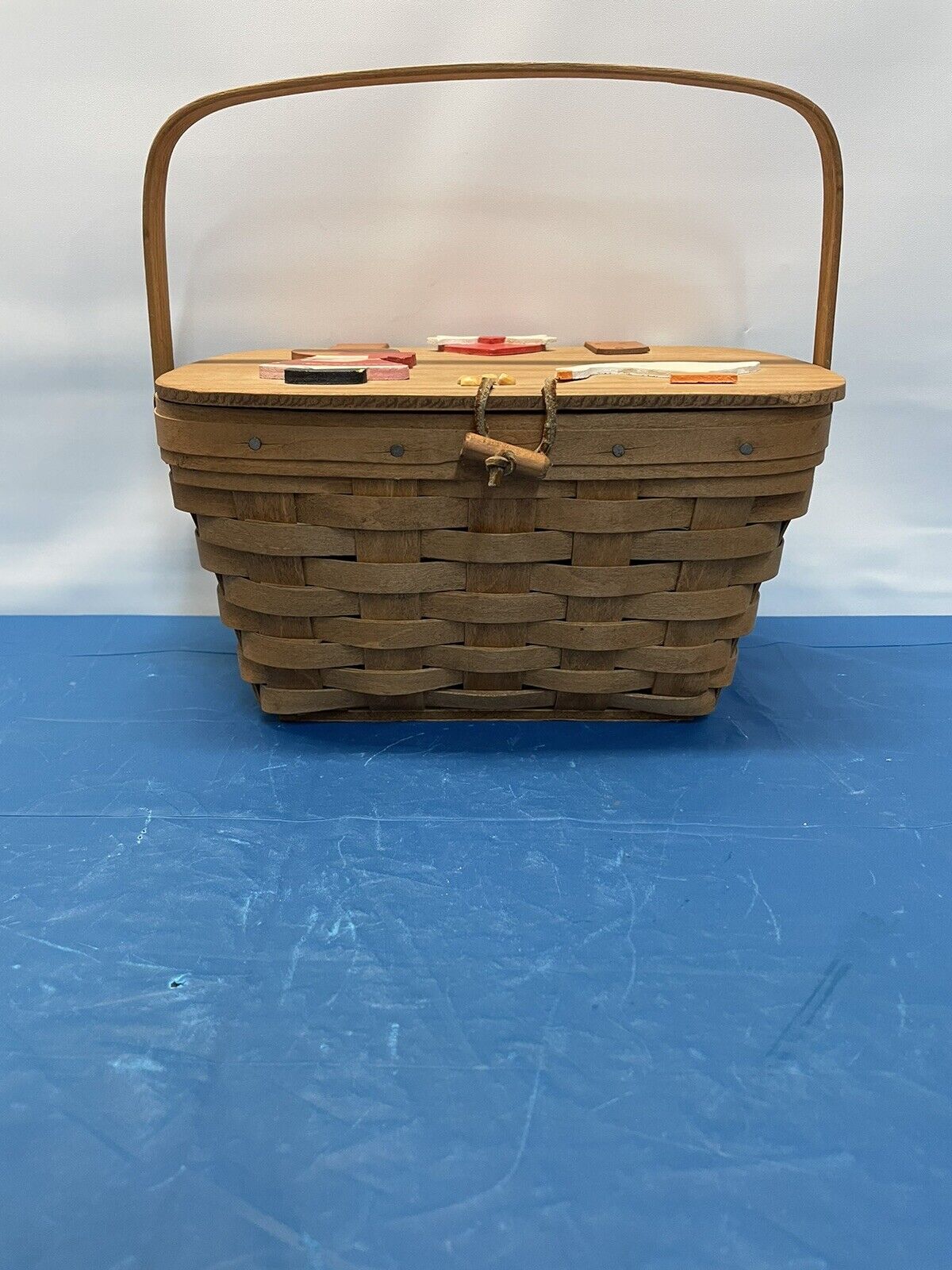Vintage Longaberger Sewing Basket 1988 Very Good Condition