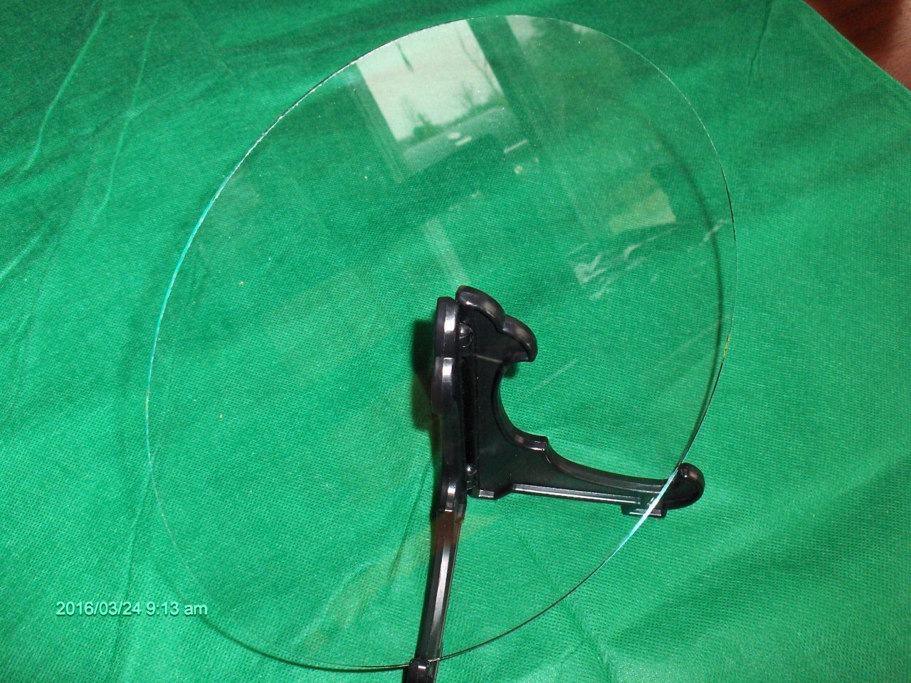 REPLACEMENT FLAT Round Clock Glass, CUT TO SIZE 8\