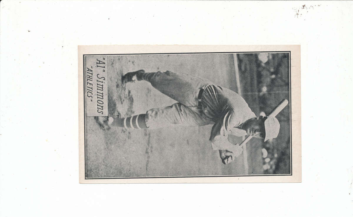 1928 r315 Kashin Al Simmons A\'s  white   card bm