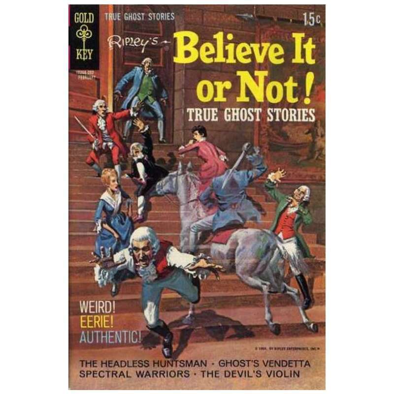 Ripley's Believe It or Not (1967 series) #18 in F minus. Gold Key comics [h}