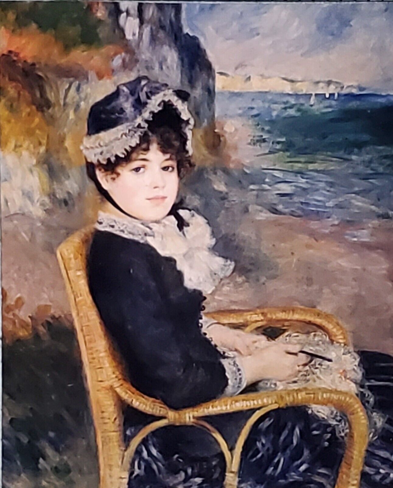 By the Seashore, Pierre-Auguste Renoir, Magic Lantern Glass Slide