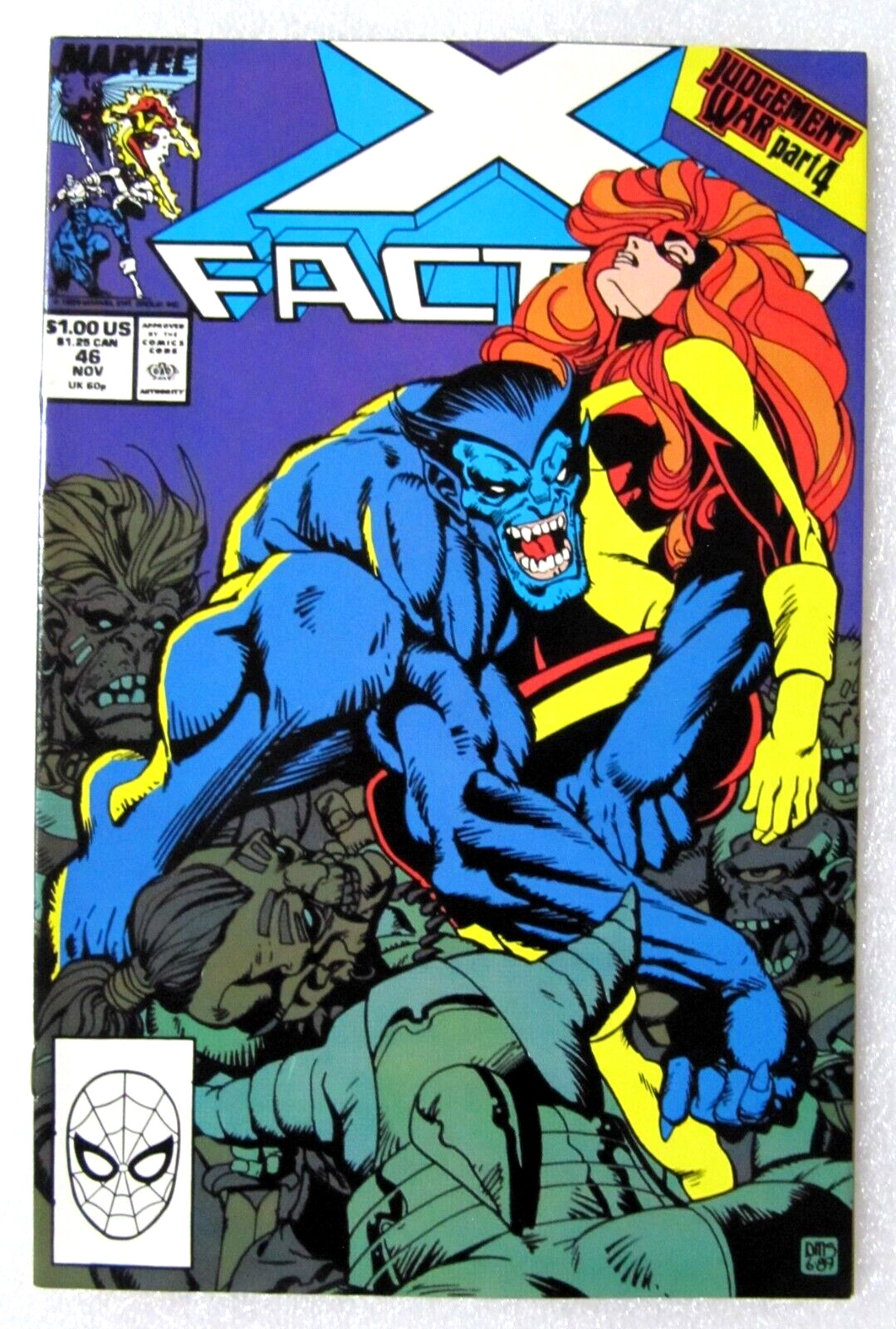 X-FACTOR #51 1989 COPPER AGE MARVEL COMIC WALT SIMONSON - BEAST - BAGGED