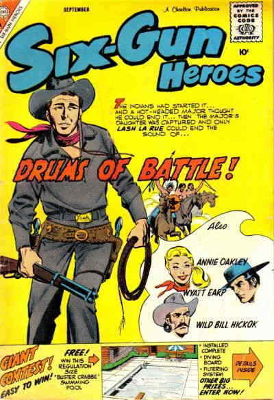 Six-Gun Heroes (Charlton) #53 FN; Charlton | Wyatt Earp Annie Oakley - we combin