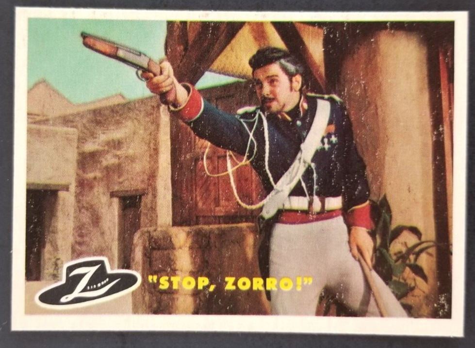 Zorro 1958 Topps Card #39 (NM)