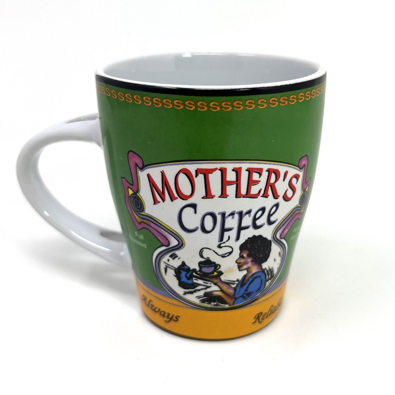 Vintage MOTHER’S COFFEE MUG CUP Myrtle Beach Souvenir Ceramic RETRO Diner Decor
