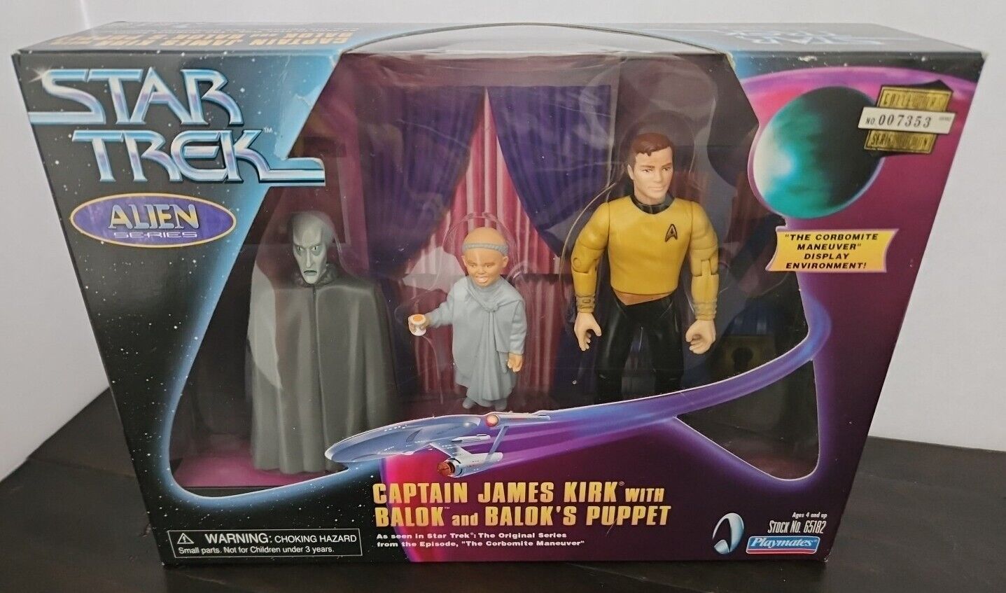 Star Trek Alien Series Captain James Kirk With Balok  And Balok’s Puppet