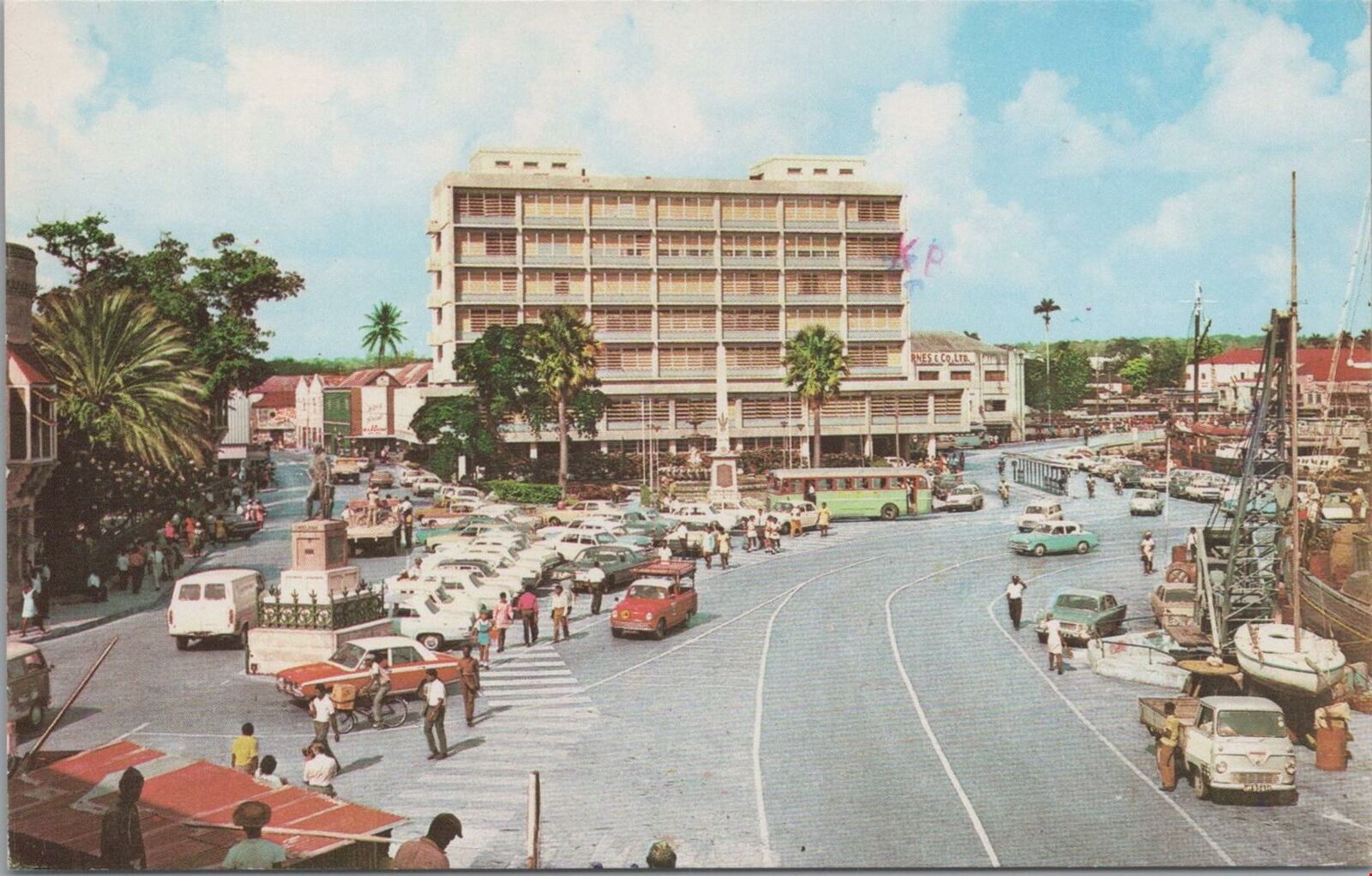 Postcard Bridgetown Barbados WI 