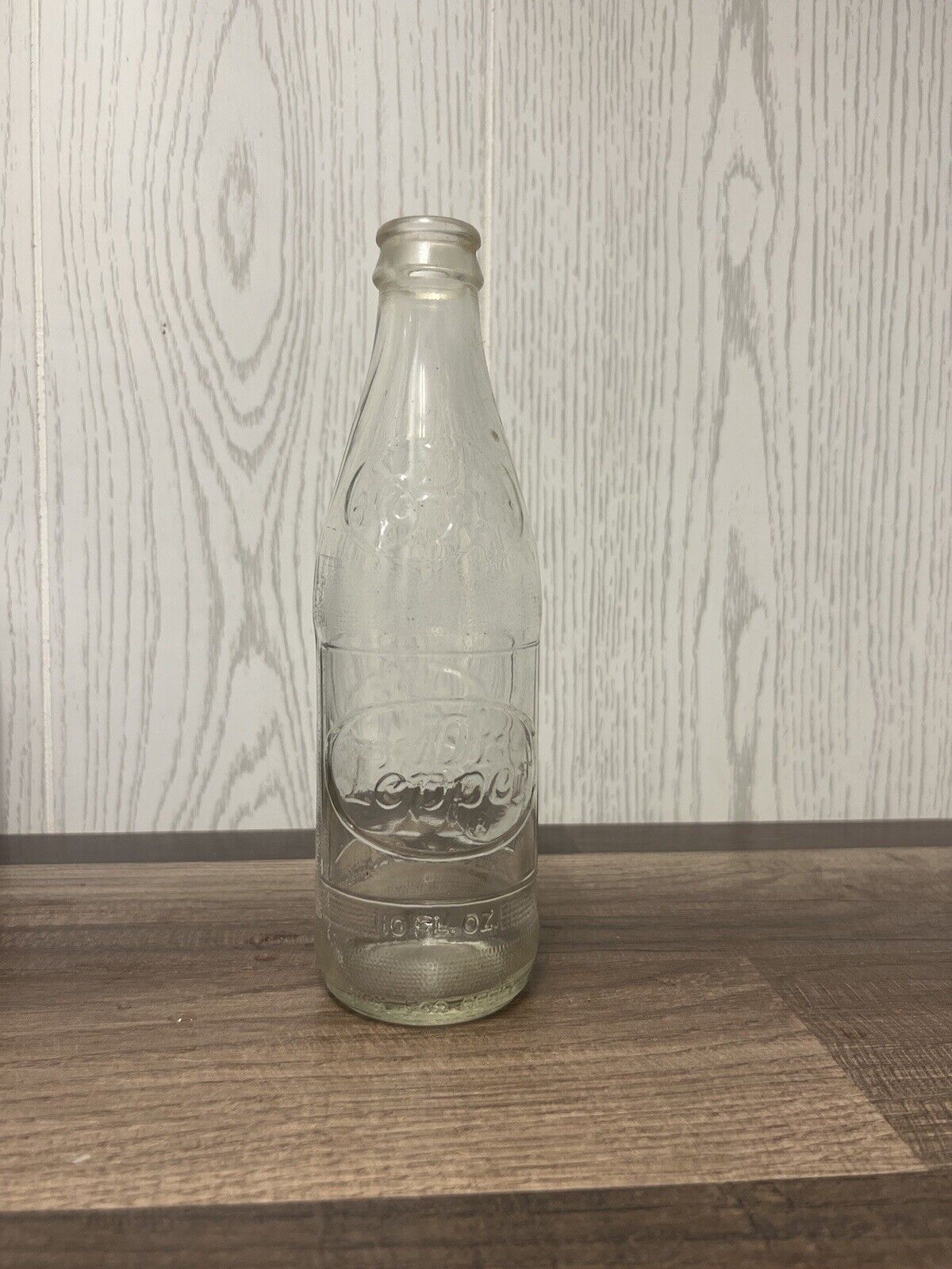 Dr Pepper 10 Oz. No Deposit No Refill Dispose Of Properly Glass Bottle Antique