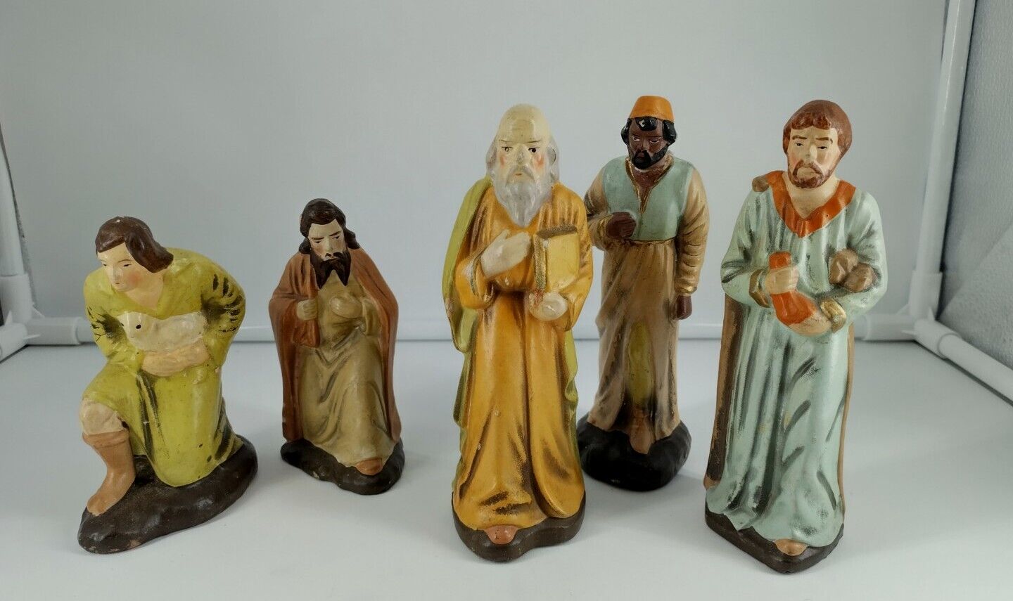 Lot Of 5 Christmas Notivity Science 3 Weismen And Shepard And Joseph Japan