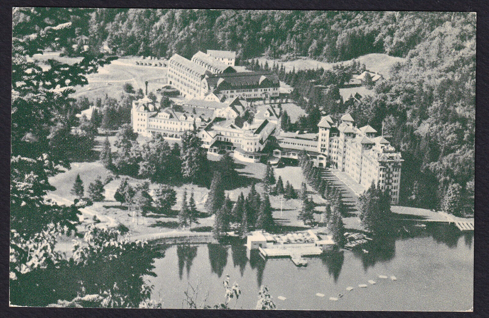 New Hampshire-NH-Dixville Notch-The Balsams-Lake Gloriette-Vintage Postcard