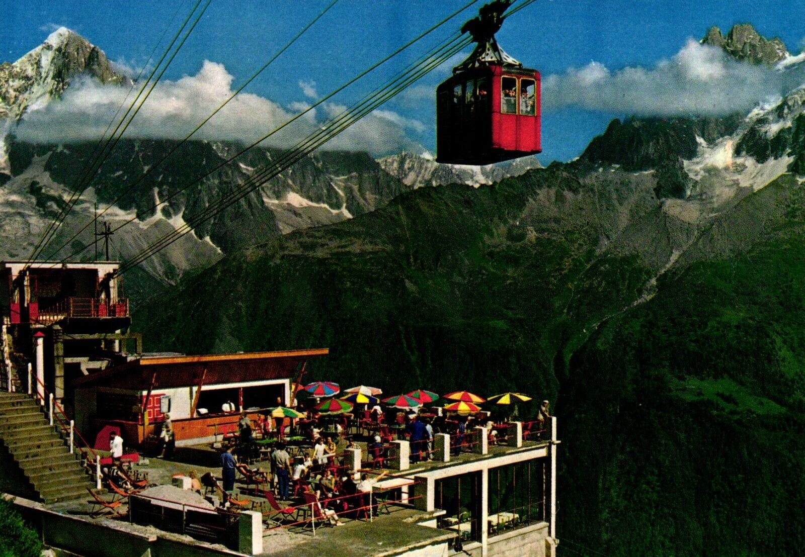La Terrasse de Plan Praz Chamonix Mont Blanc France Postcard