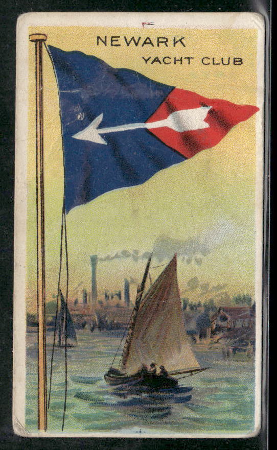 1910-11 Flags of All Nations (T59)-Newark Yacht Club-Recruit Blue