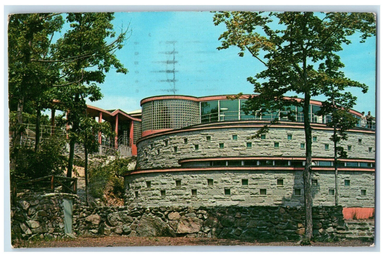 1963 The Aquarium L\'Aquarium Biological Centre Quebec PQ Canada Postcard