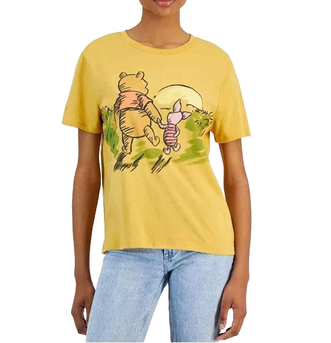 Disney's Winnie The Pooh And Piglet Sunset Tshirt Women's Size XL