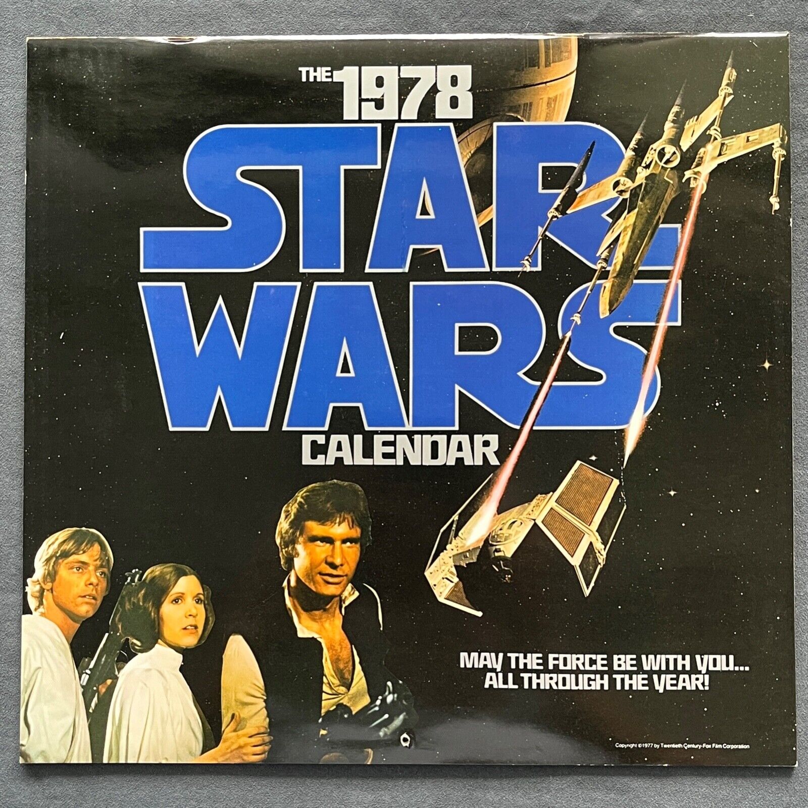 Star Wars 1978 Calendar UNMARKED w/ Original Mailer - Vintage GREAT CONDITION