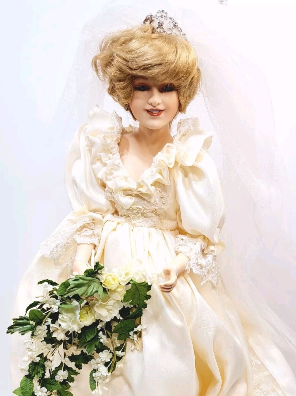 The People's Princess Diana Royal Wedding Day Edition Porcelain Doll  Vintage 