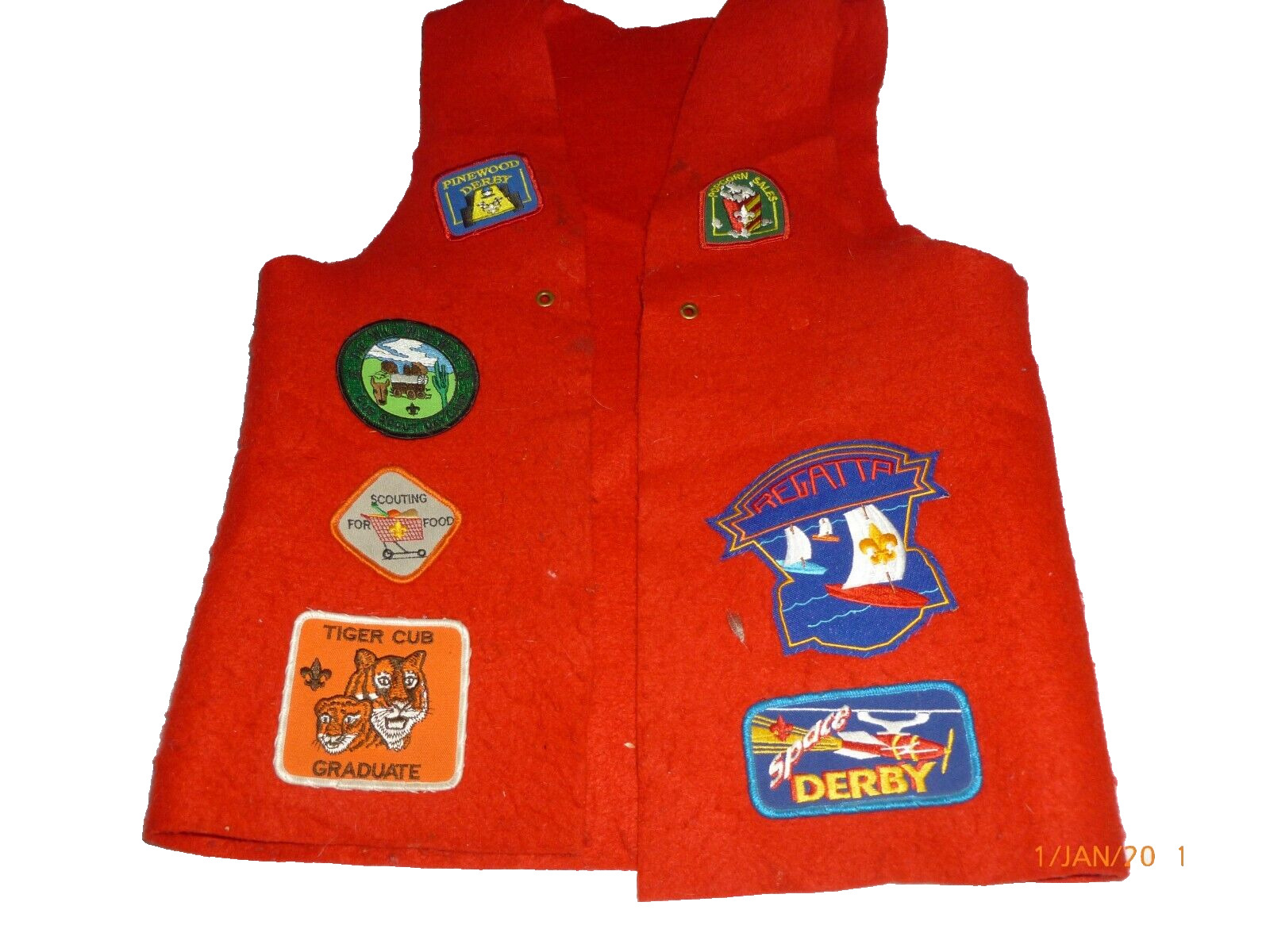 Lot Vintage Cloth Boy Scout Patches BSA Derby Popcorn Regatta Space Tiger Club