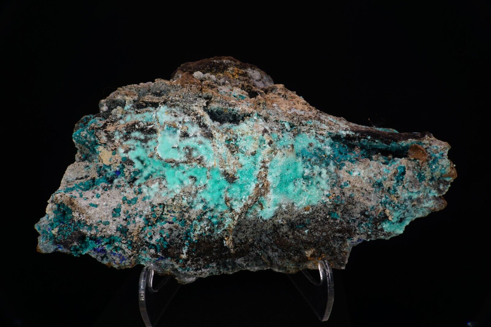 Aurichalcite & Rosasite / Massive 15.6cm Mineral Specimen / Hidden Treasure Mine