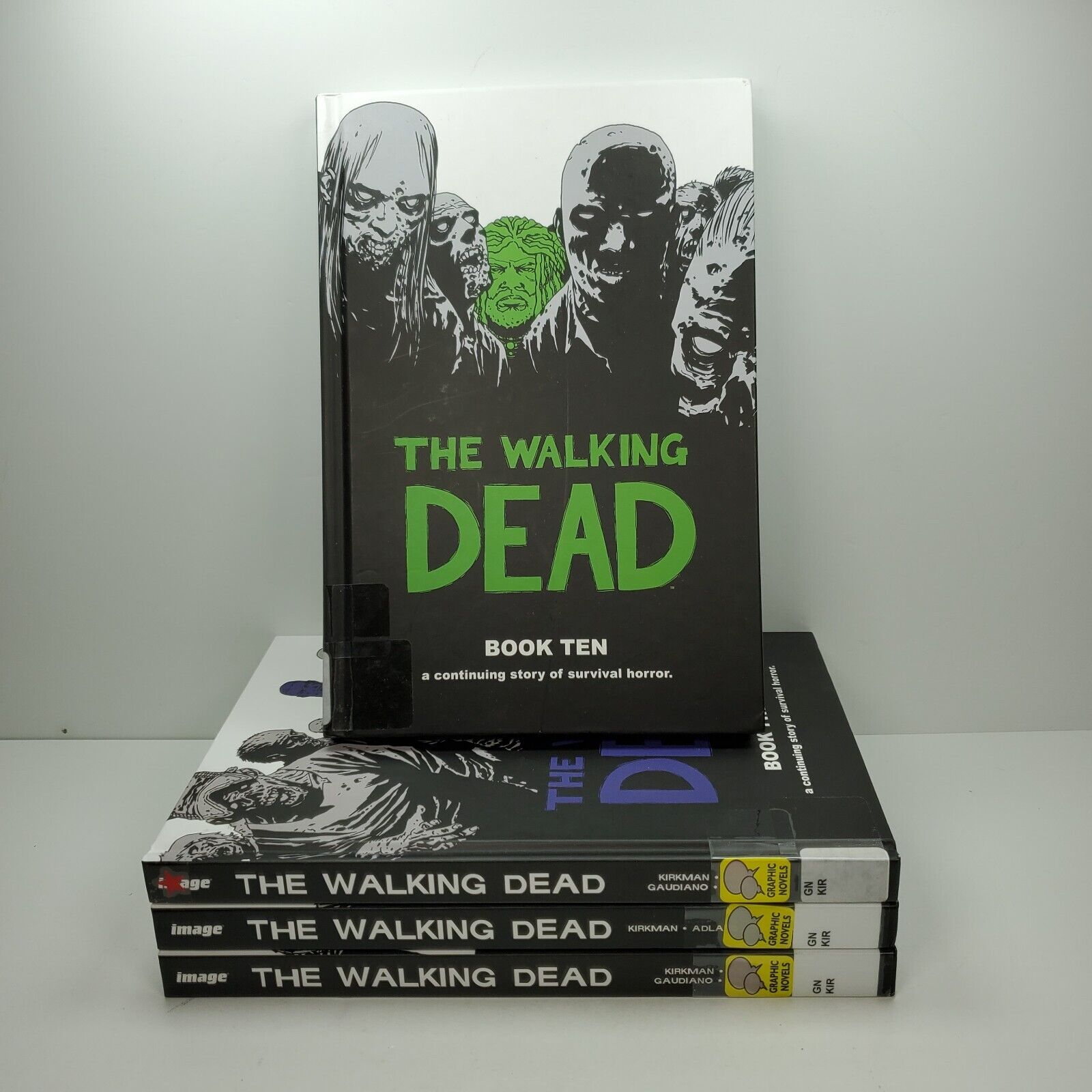 The Walking Dead Image Comics Graphic Novels Books 9-12 (Hardcover Book Lot)