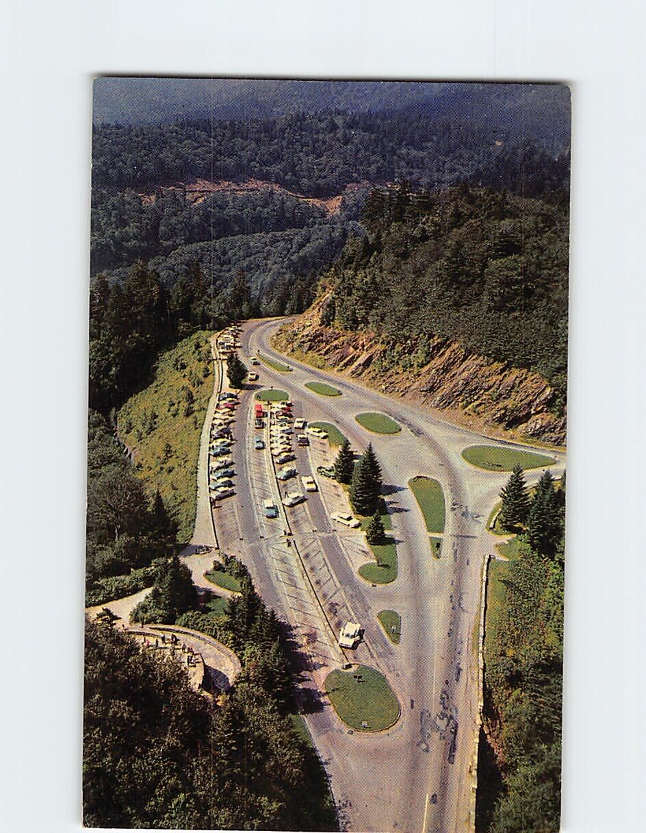 Postcard Aerial View of Newfound Gap Great Smoky Mountains National Park NC USA