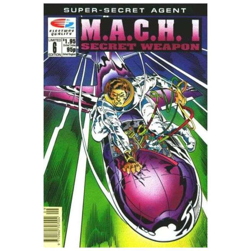 M.A.C.H. 1: Secret Weapon #6 Fleetway comics VF Full description below [s\\