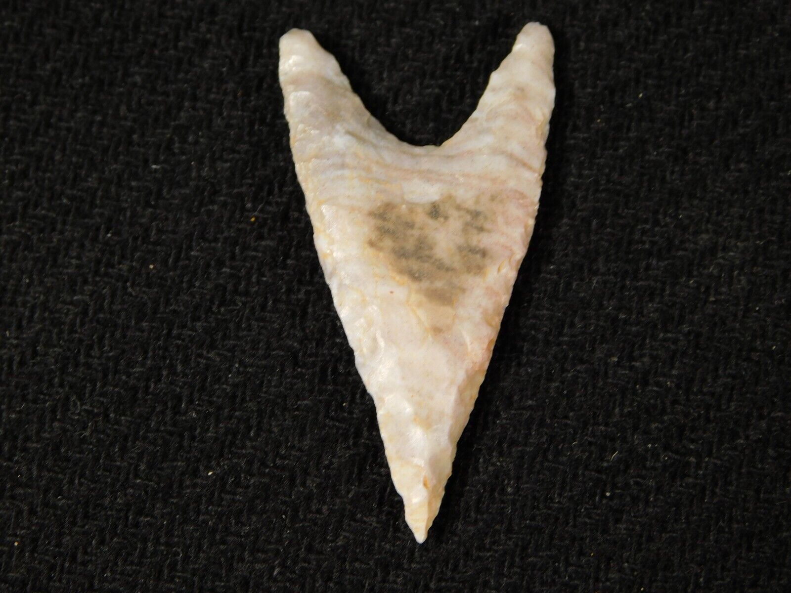 Ancient HOLLOW Base Form Arrowhead or Flint Artifact Niger 9.89
