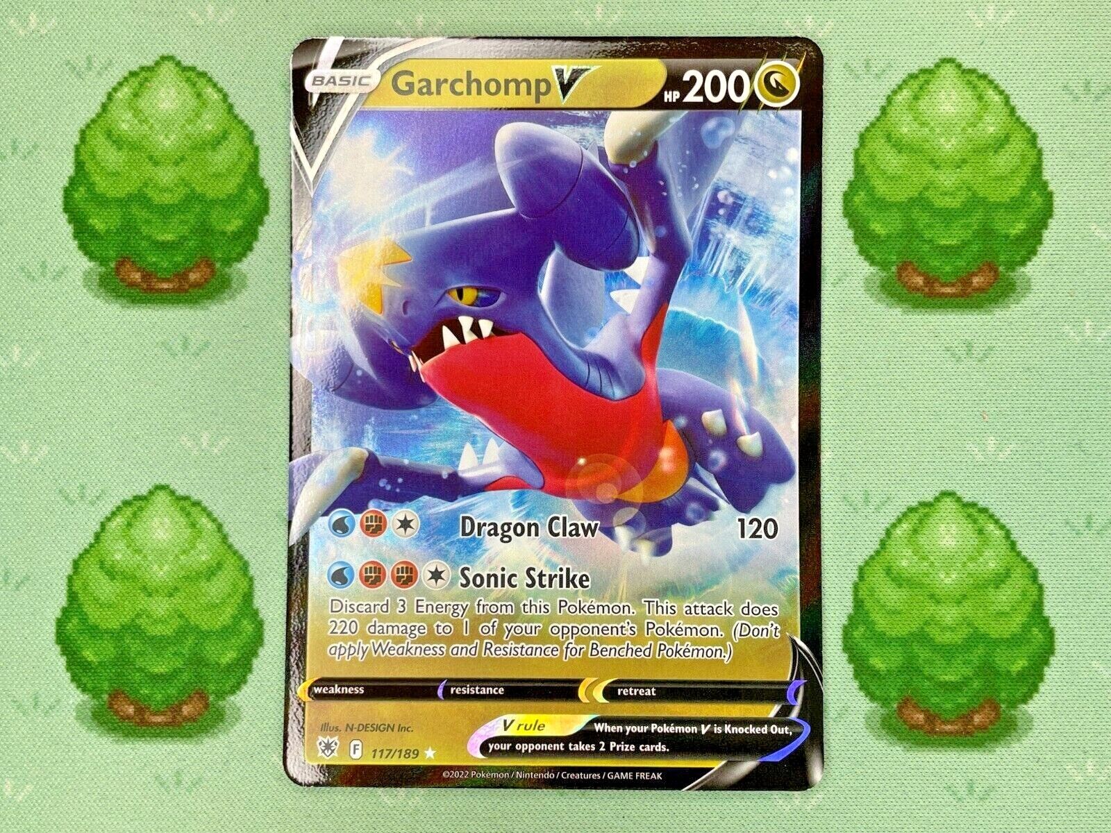 Pokemon - Garchomp V - 117/189 - Ultra Rare - Astral Radiance