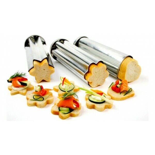 Norpro 3-Piece Canape Bread Molds   ~FREE SHIPPING~  NEW