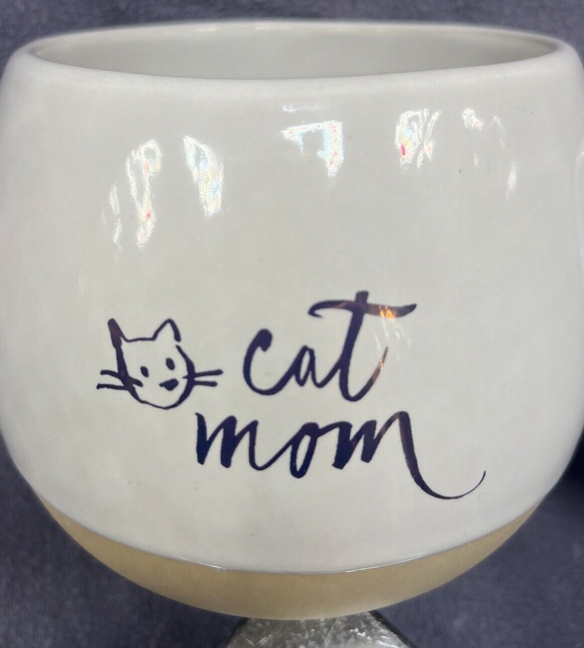 CAT MOM MUG Pet Shop Fringe Studio White Large Ceramic Coffee Tea Cup