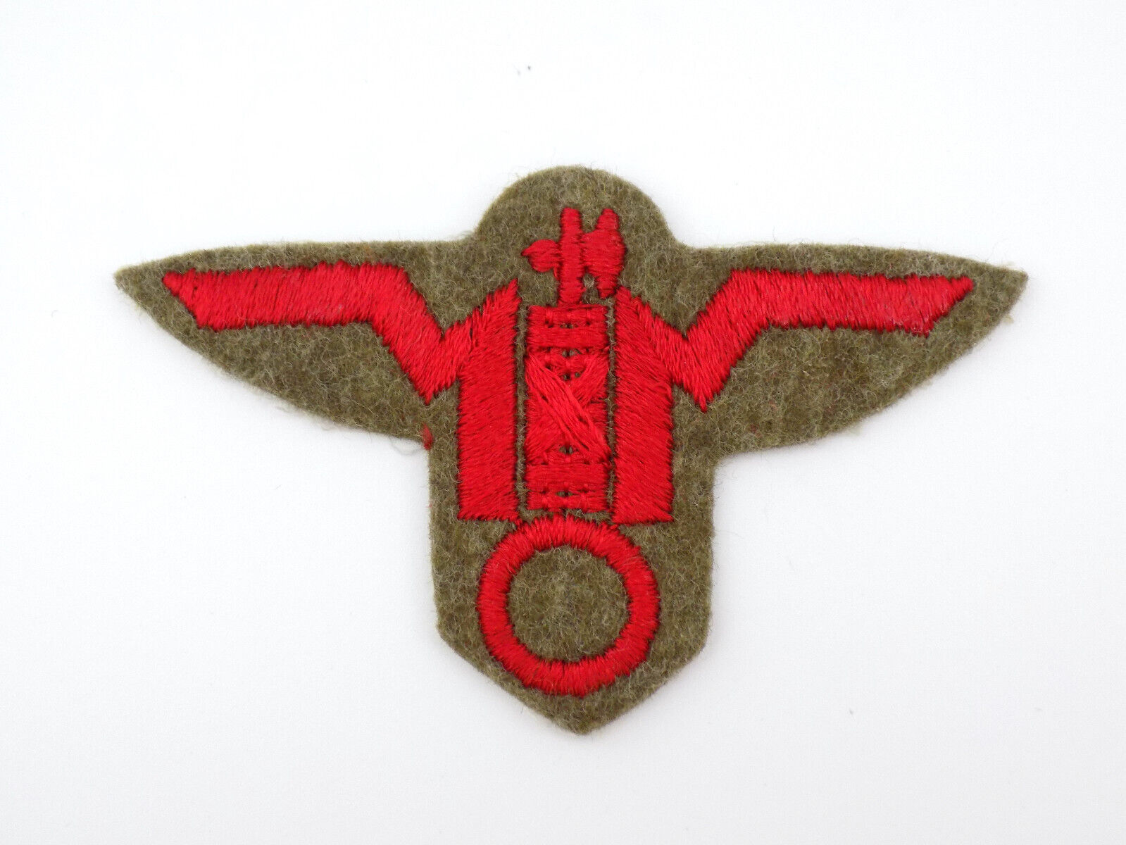 Original Fascist RSI Italian GNR Guardia Nazionale Repubblicana NCO Cap Badge