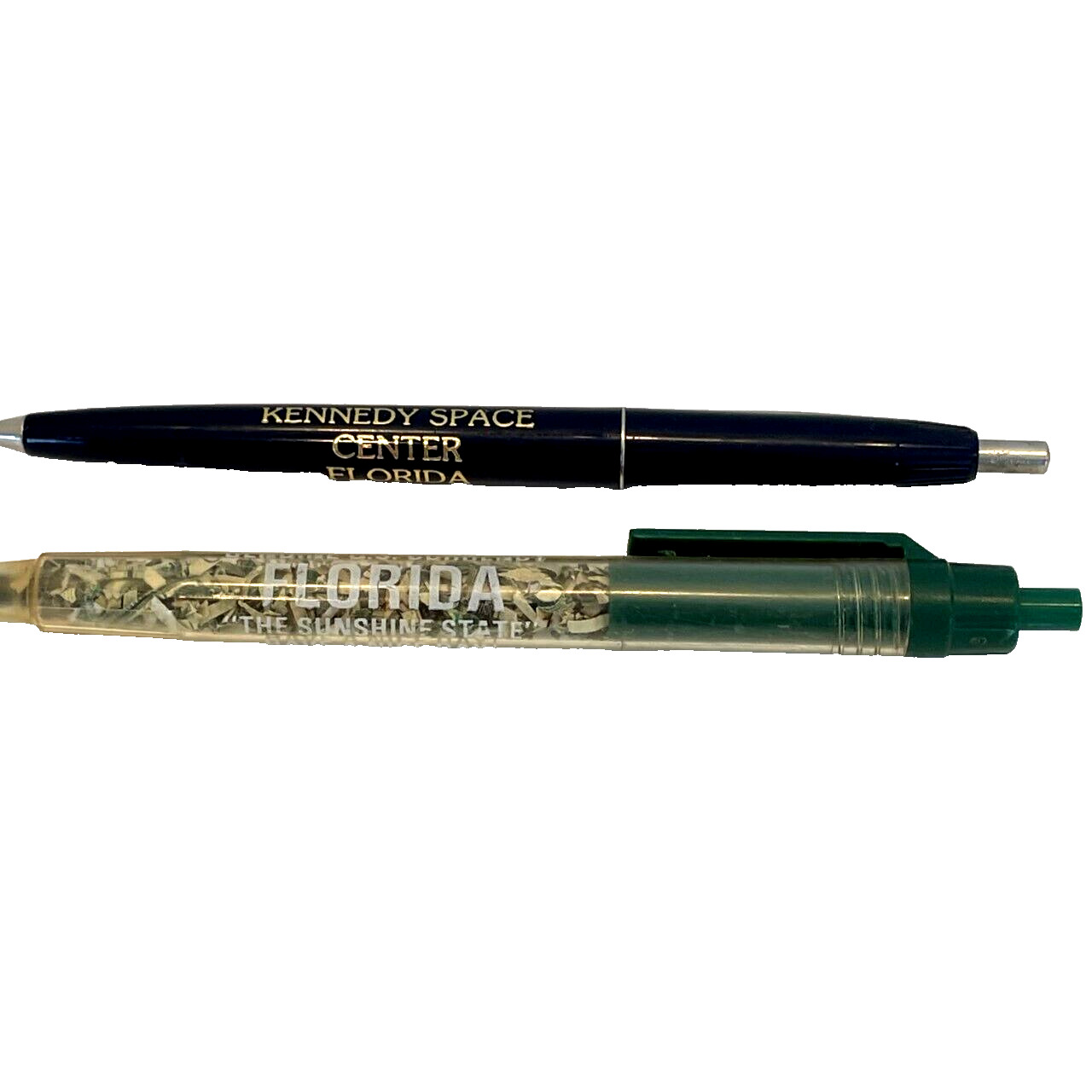 Pair of Florida Souviner Pens Kennedy Space Center & The Sunshine State