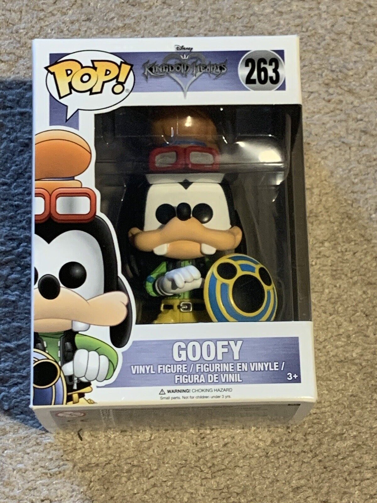New Funko POP Games Disney Kingdom Hearts Goofy #263 Vinyl Figure