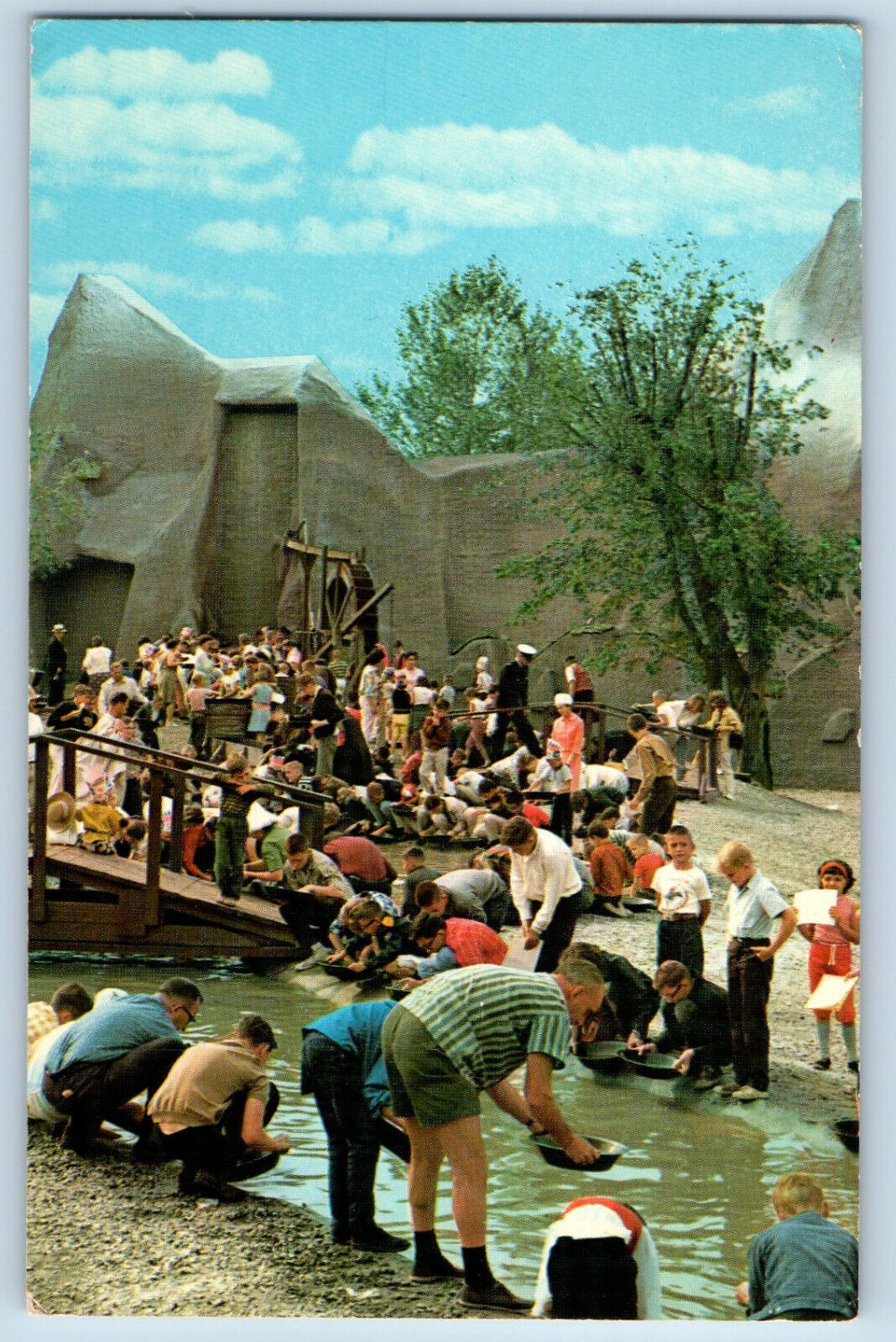 Edmonton Alberta Canada Postcard Exhibition Grounds Chilkoot Mine 1974