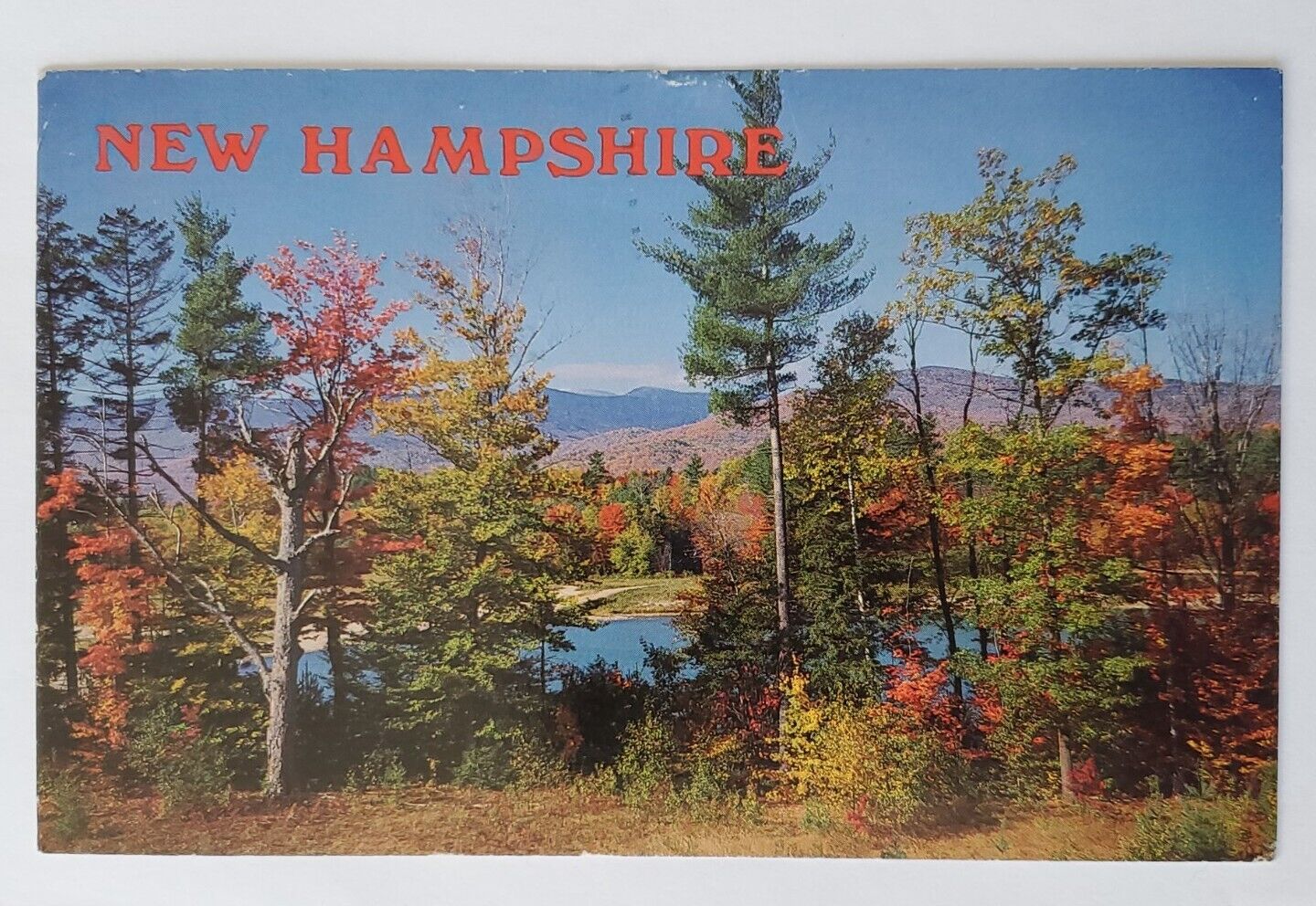 Postcard MOUNT MOOSILAUKE New Hampshire USA Posted 1990 Writing Stamped