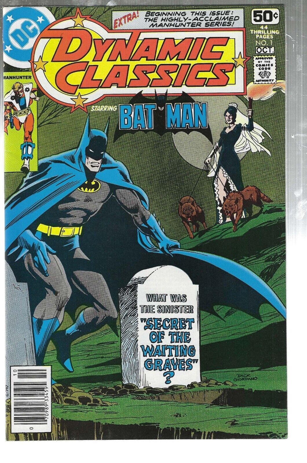 DYNAMIC CLASSICS :BATMAN DC COMICS 1978 9.4/NM CGC IT