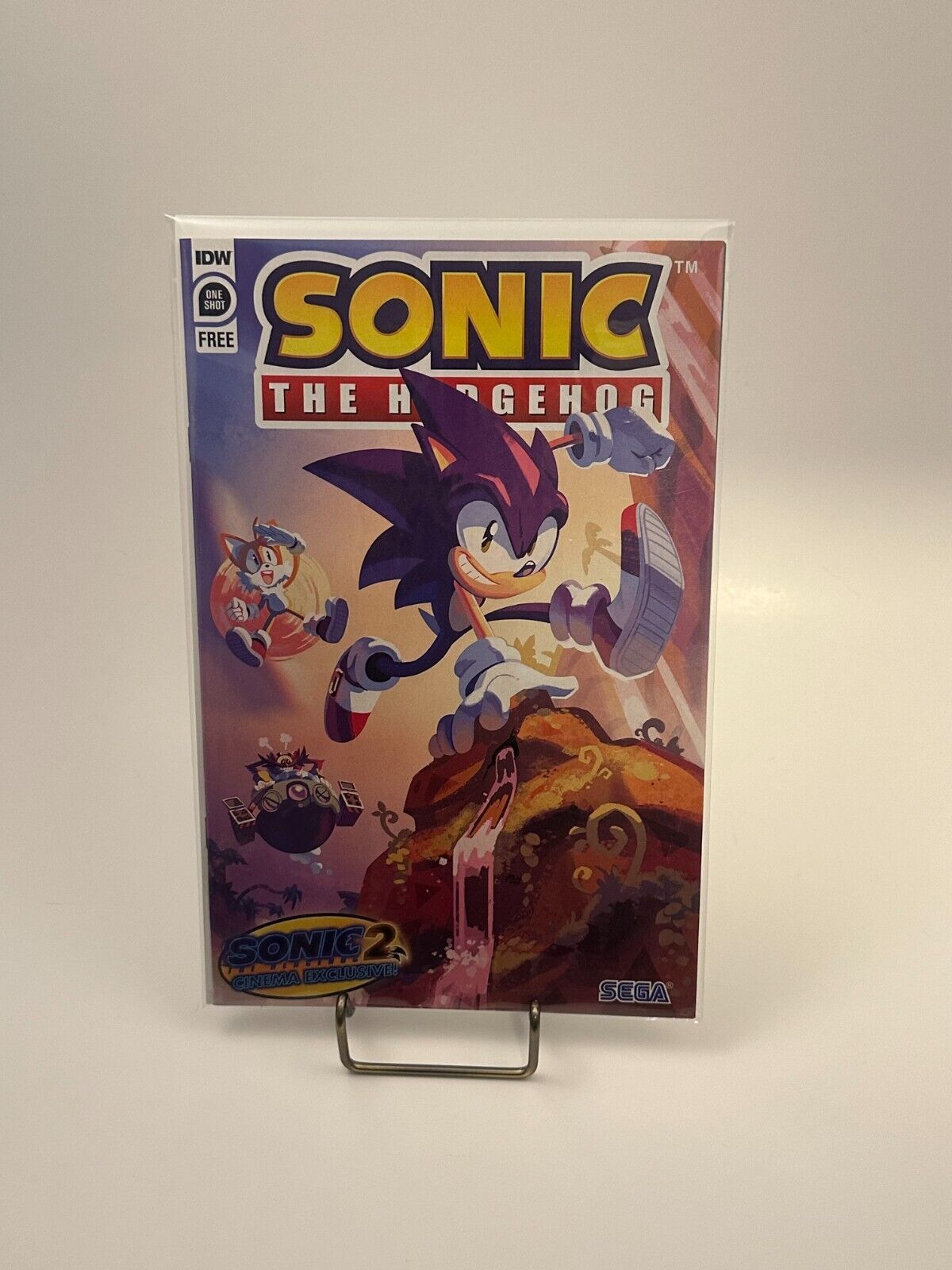 Sonic The Hedgehog Comic Sonic 2 Cinema Exclusive IDW One Shot Comic NM RARE