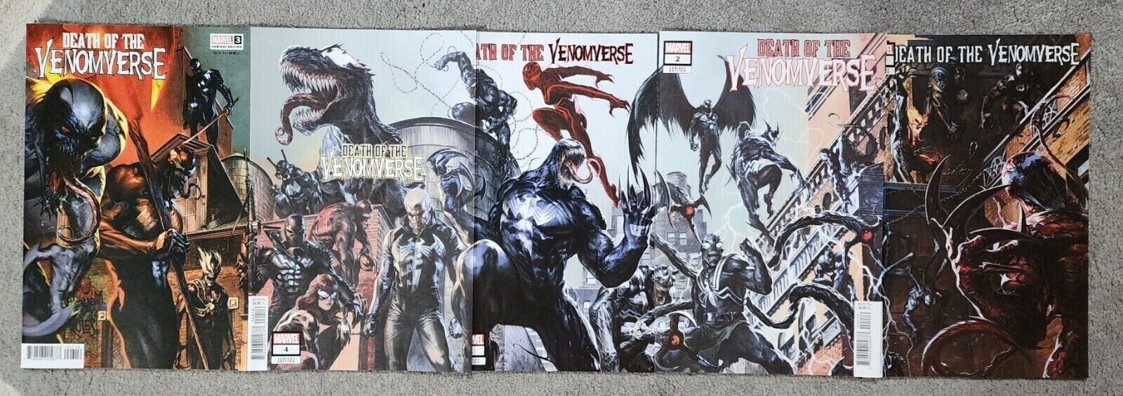 Death of Venomverse 1 2 3 4 5 1:10 Dell'Otto Connecting Incentive Variant 5-PACK